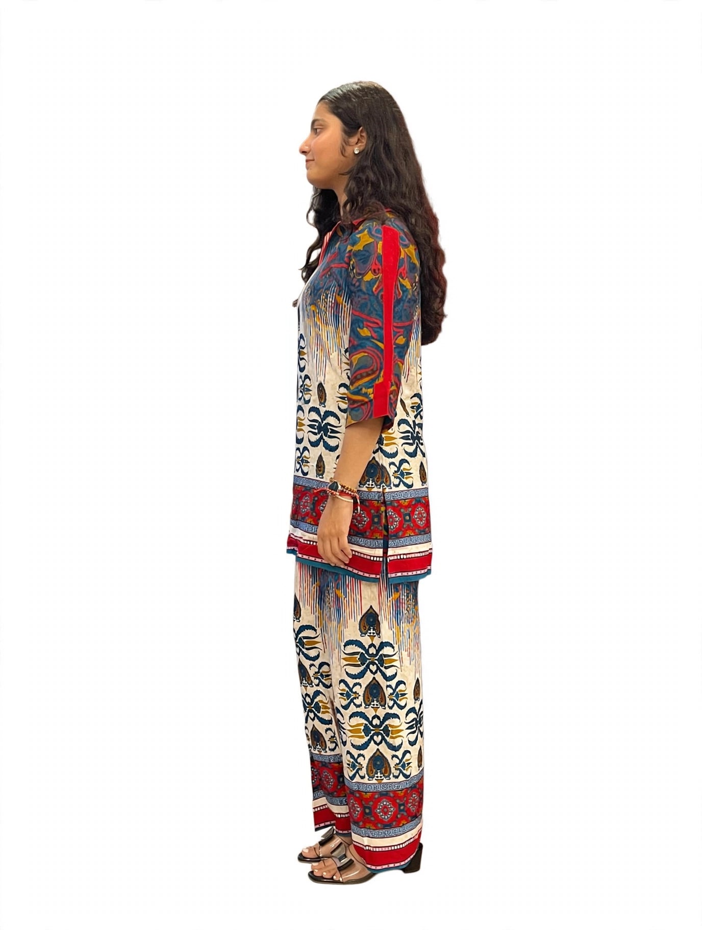Sea Green Mosaic Print Co-ord Set