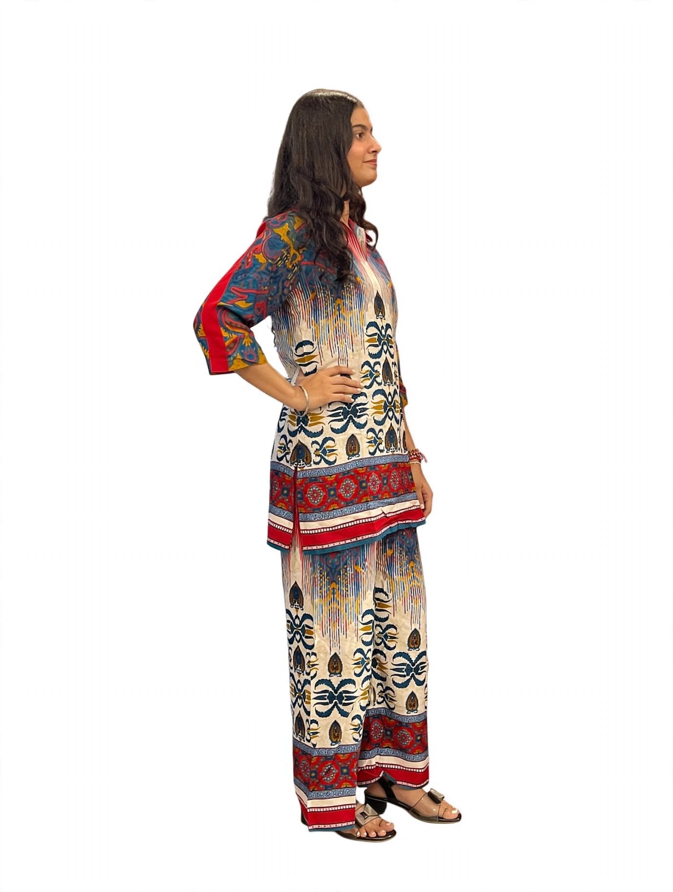 Sea Green Mosaic Print Co-ord Set