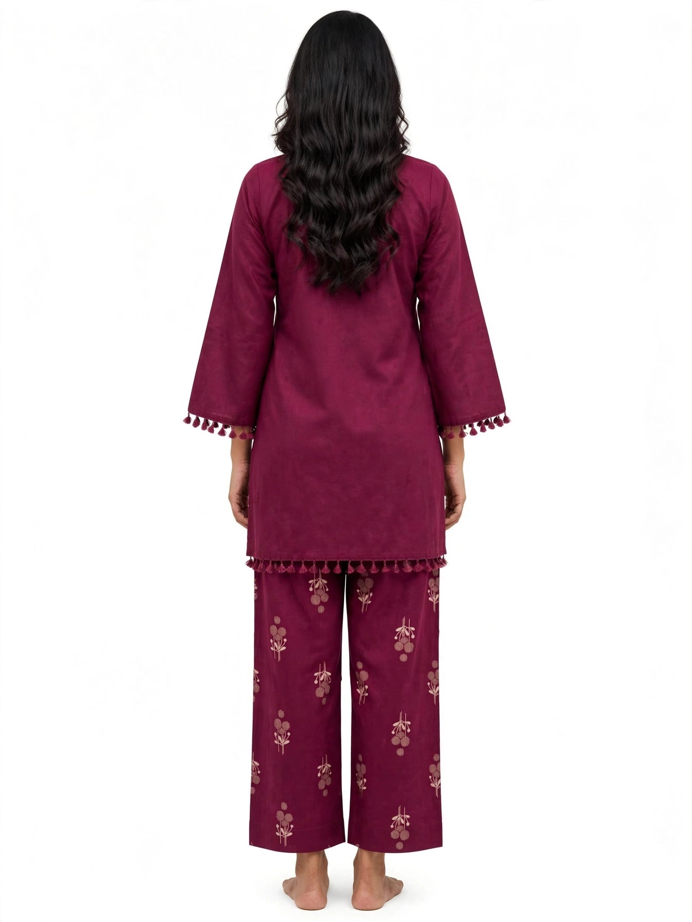 Meher Wine Co-Ord Set