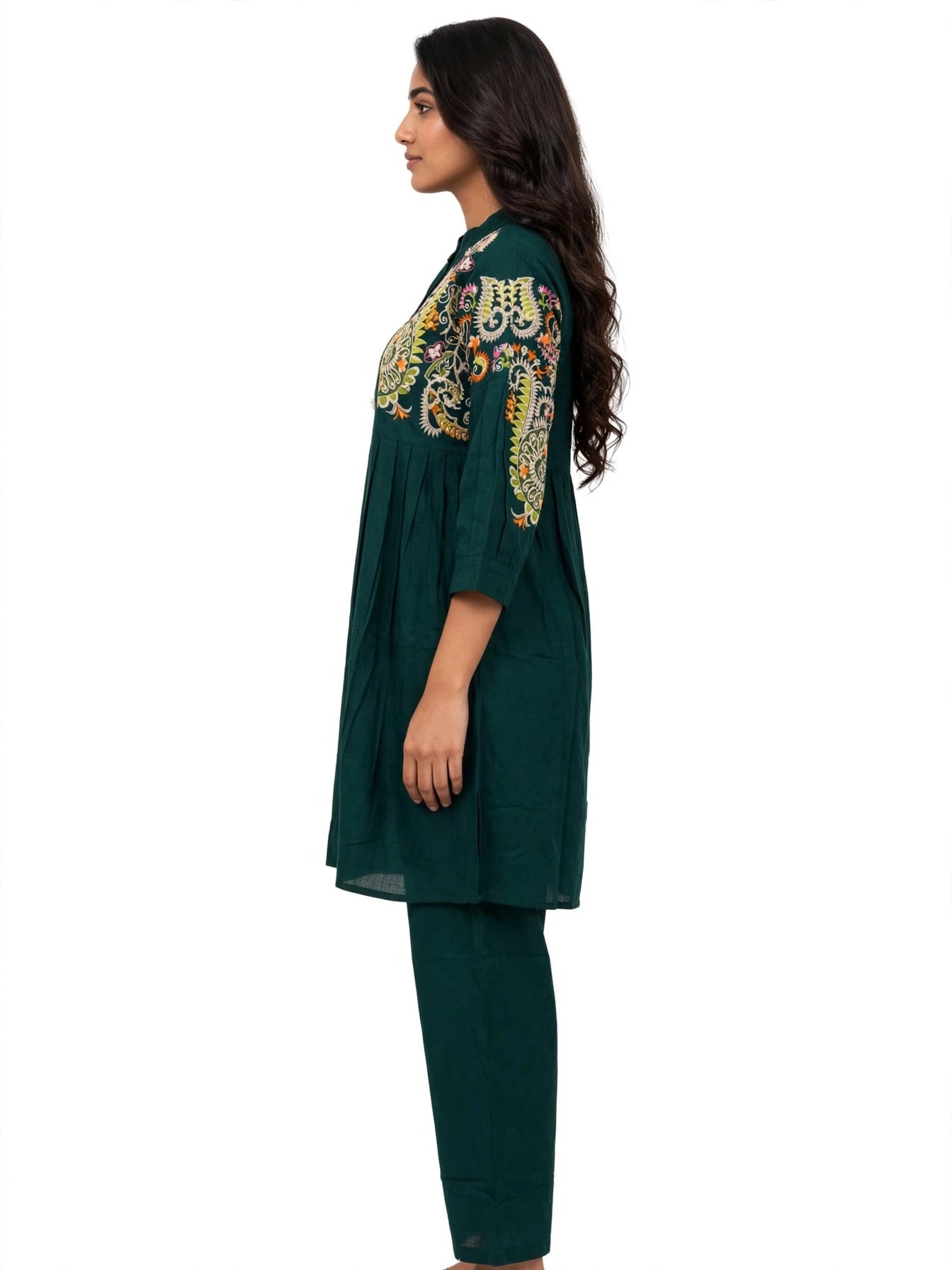 Embroidery Flower Co-ord Set