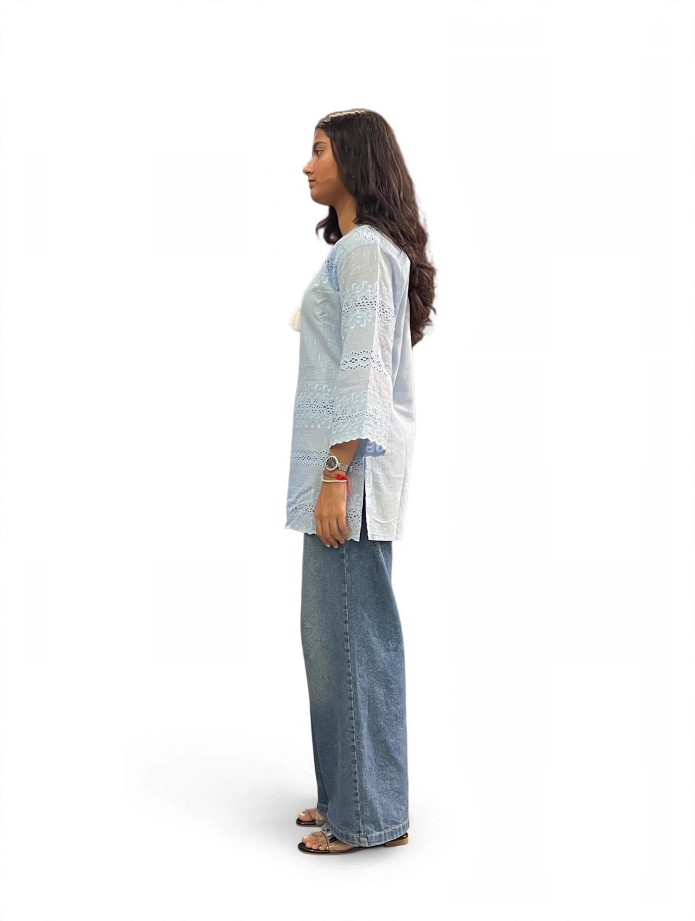 Aarohi Green Short Kurti