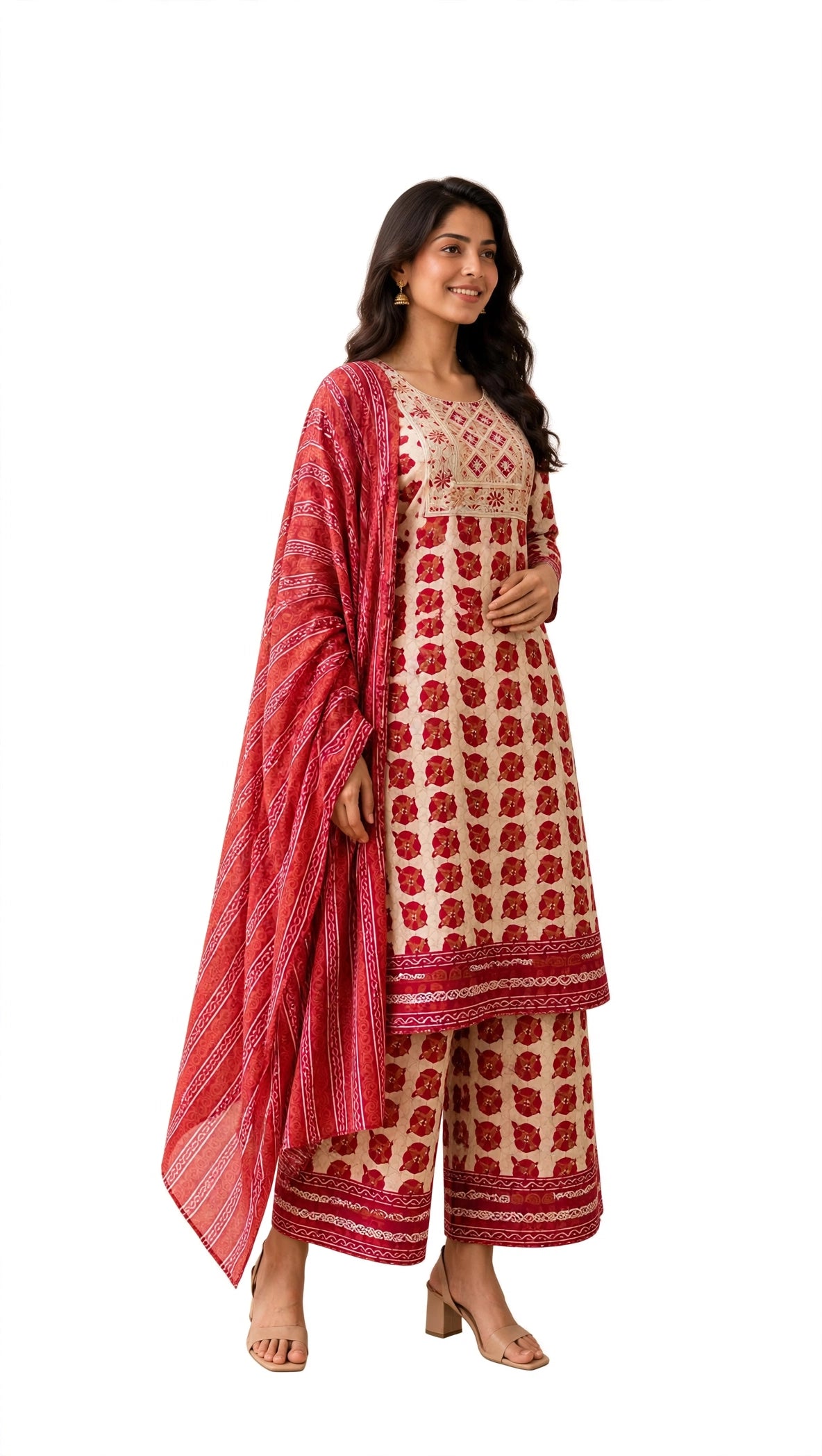Gulnaar Heritage Suit Set