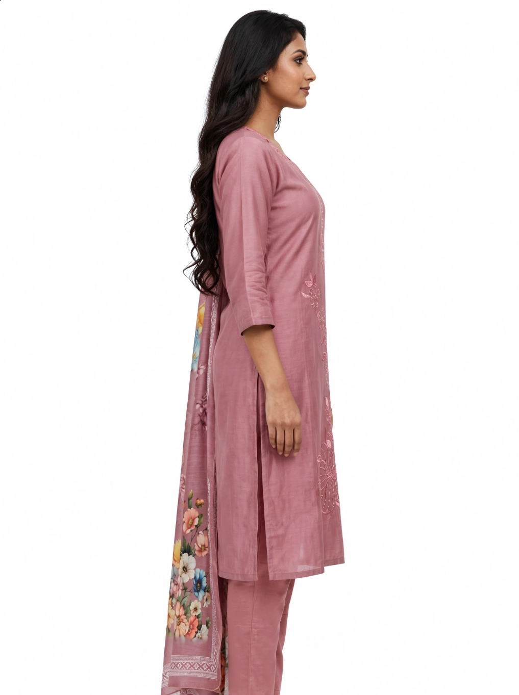 Rose Bloom Floral Suit Set
