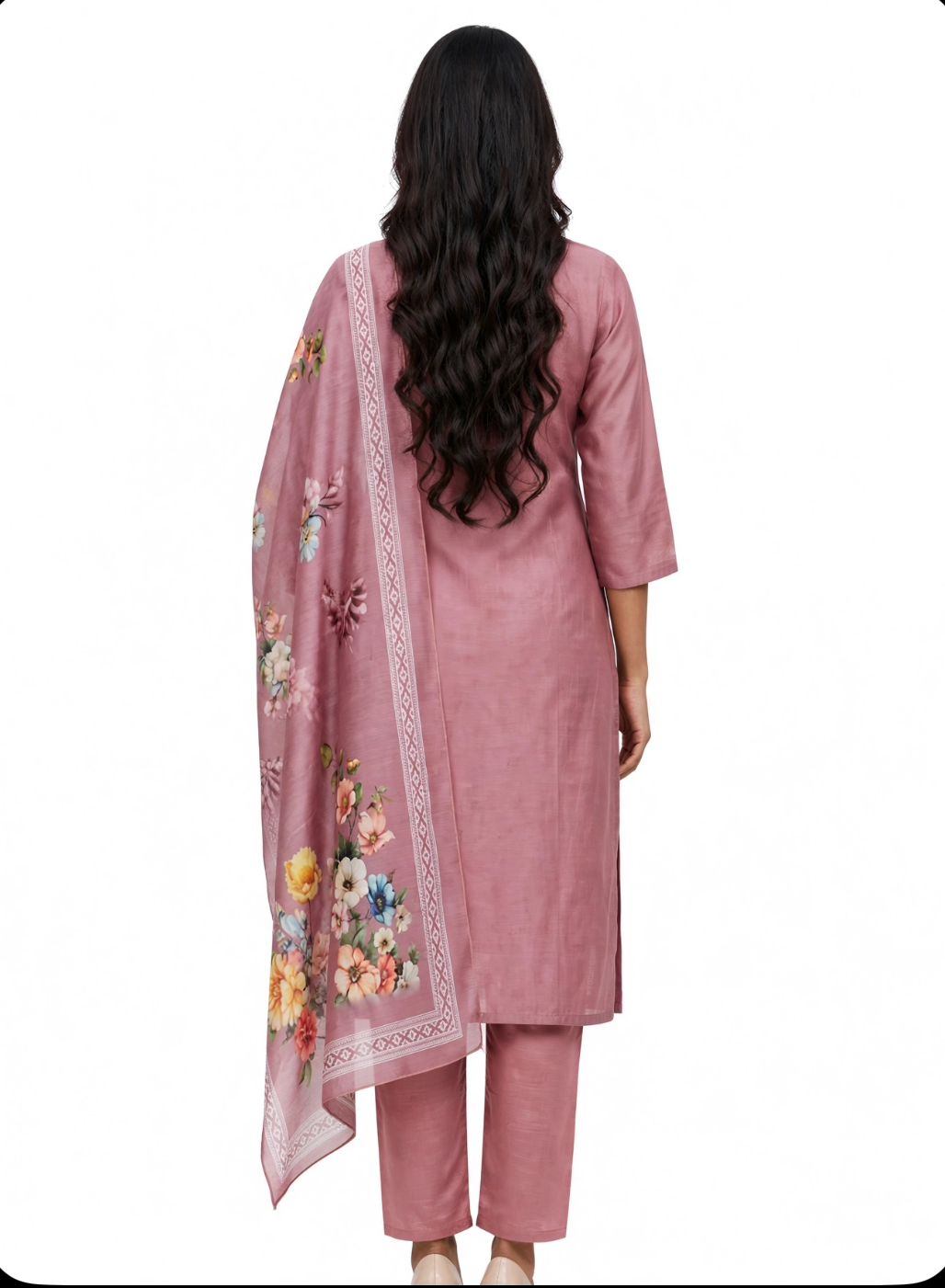 Rose Bloom Floral Suit Set